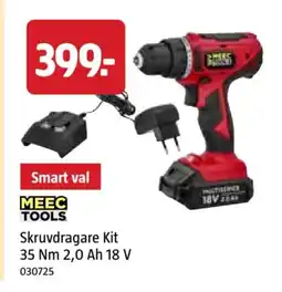 Jula Skruvdragare Kit 35 Nm 2.0 Ah 18 V erbjuda