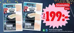 ICA Supermarket Fryst torskryggfilé erbjuda