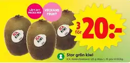ICA Supermarket STOR GRÖN KIWI erbjuda