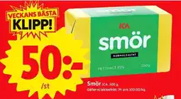 ICA Supermarket Smör ICA erbjuda