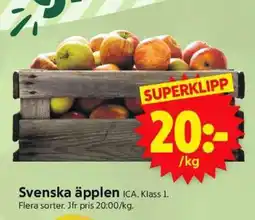 ICA Supermarket Svenska Äpplen erbjuda