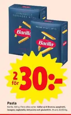 ICA Supermarket PASTA erbjuda