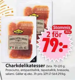 ICA Supermarket Charkdelikatesser Zeta erbjuda