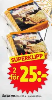 ICA Supermarket SALTA KEX erbjuda