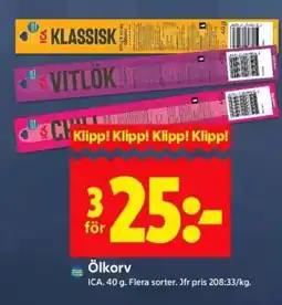 ICA Supermarket ÖLKORV erbjuda