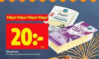 ICA Supermarket SKIVAD OST erbjuda