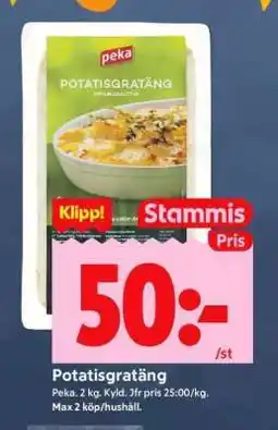 ICA Supermarket POTATISGRATÄNG erbjuda