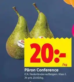 ICA Supermarket Päron conference erbjuda