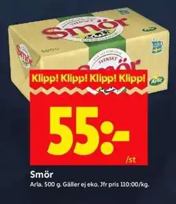 ICA Supermarket SMÖR erbjuda