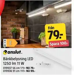 Jula Bänkbelysning LED 1250 lm 11 W erbjuda