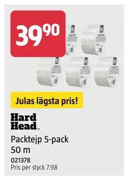 Jula Packtejp 5-pack 50 m erbjuda