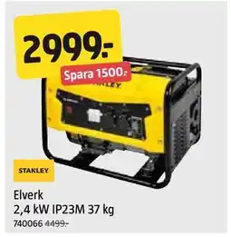 Jula Elverk 2,4 kW IP23M 37 kg erbjuda