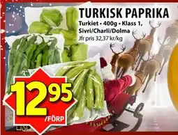 Matvärlden Tensta TURKISK PAPRIKA erbjuda