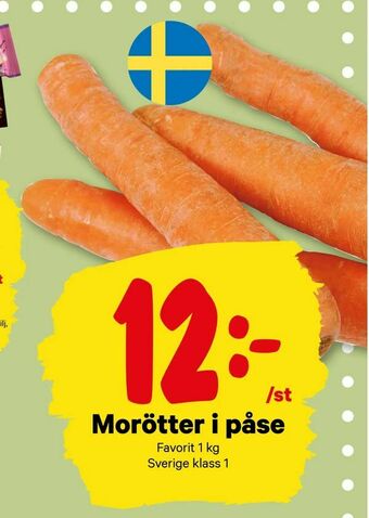 City Gross Morötter i påse erbjuda