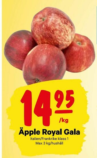 City Gross Äpple Royal Gala erbjuda