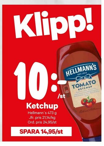 City Gross Ketchup erbjuda