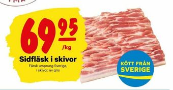 City Gross Sidfläsk i skivor erbjuda