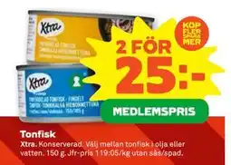 Stora Coop Tonfisk, Medlemspris erbjuda