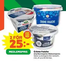 Stora Coop Crème fraiche, Medlemspris erbjuda