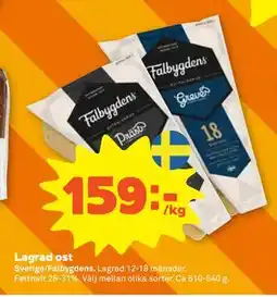 Stora Coop Lagrad ost erbjuda