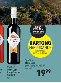 Citti Stony Cape Ruby Cabernet Cinsault, EUR 19.99 erbjuda