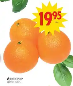 Matöppet Apelsiner erbjuda