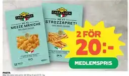 Coop PASTA, Medlemspris erbjuda