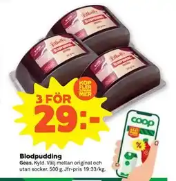 Stora Coop Blodpudding erbjuda