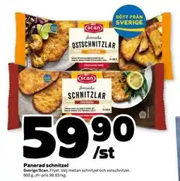 Stora Coop Panerad schnitzel erbjuda