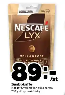 Stora Coop Snabbkaffe erbjuda