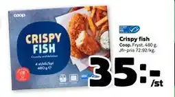 Stora Coop Crispy fish erbjuda