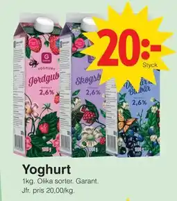 Matöppet Yoghurt erbjuda