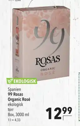 Citti 99 Rosas Organic Rosé ekologisk torr, EUR 12.99 erbjuda