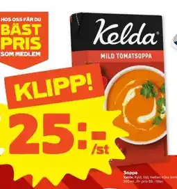 Stora Coop Kelda Mild Tomatsoppa erbjuda