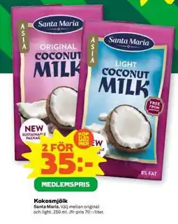 Stora Coop Kokosmjölk erbjuda
