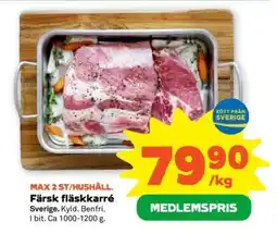 Stora Coop Färsk fläskkarré erbjuda
