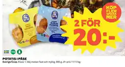 Coop Potatis i påse erbjuda