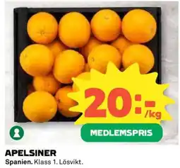 Coop Apelsiner erbjuda