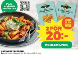 Coop Zeta Pasta Korta Former erbjuda