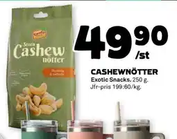 Coop CASHEWNÖTTER erbjuda