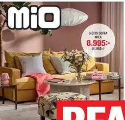 Mio 3-SITS SOFFA MILA erbjuda