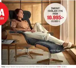 Mio TIMEOUT FÅTÖLJER I TYG erbjuda