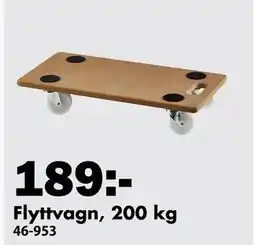 Biltema Flyttvagn, 200 kg erbjuda