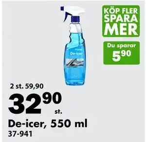 Biltema De-icer, 550 ml erbjuda