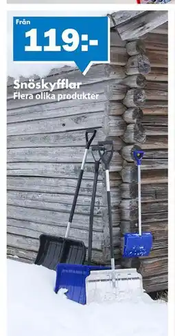 Biltema Snöskyfflar erbjuda