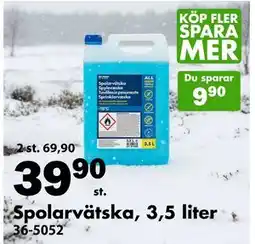 Biltema Spolarvätska, 3,5 liter erbjuda