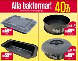 ÖoB Alla bakformar! erbjuda