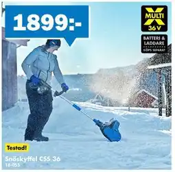 Biltema Snöskyffel CSS 36 erbjuda