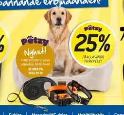 thansen 25% PÅ ALLA VAROR FRÅN PETZY erbjuda