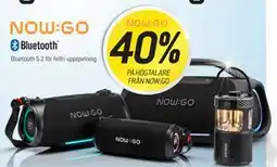 thansen 40% PÅ HÖGTALARE FRÅN NOW:GO erbjuda